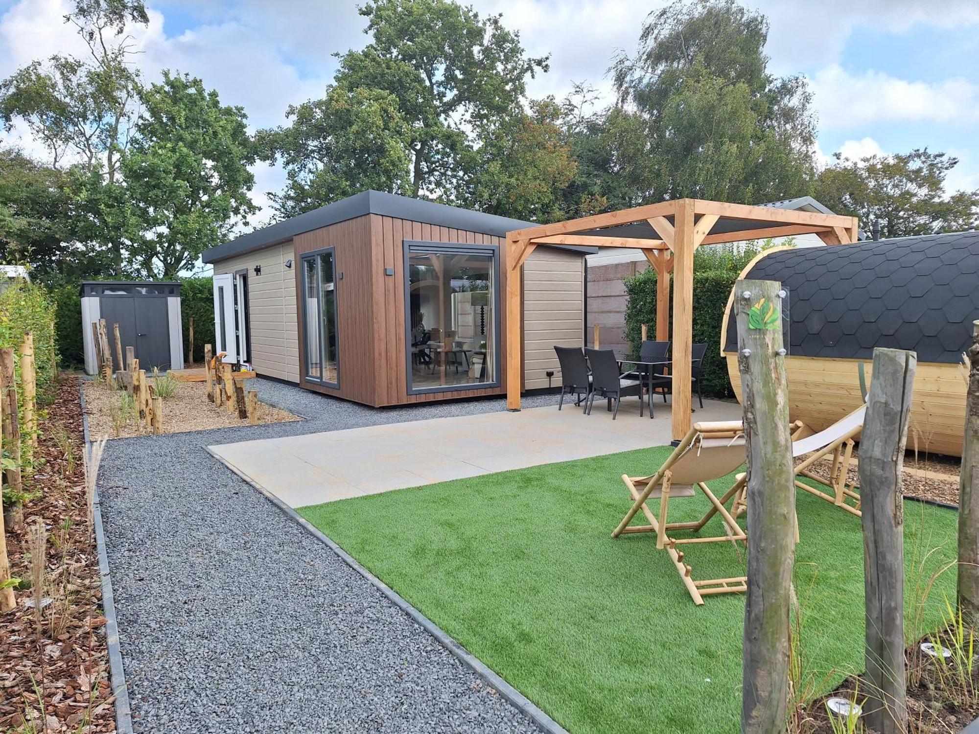 'Relax Lodge Sea' - Wellness Lodge In Zeeland - Private Sauna - Airco - Garden - Outdoor Swimming Pool - Free Wifi, Towels & Bed Linen Heinkenszand Exterior photo